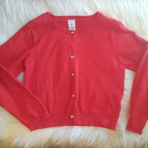 Carter's Red Cardigan Sweater - Girls Size 6